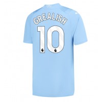 Dres Manchester City Jack Grealish #10 Domáci 2023-24 Krátky Rukáv